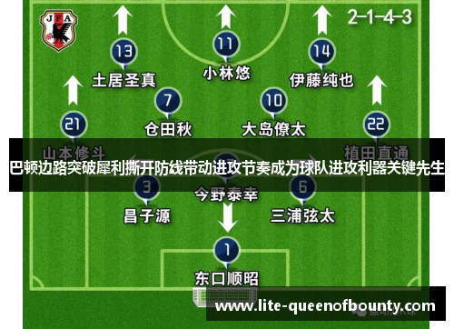 巴顿边路突破犀利撕开防线带动进攻节奏成为球队进攻利器关键先生
